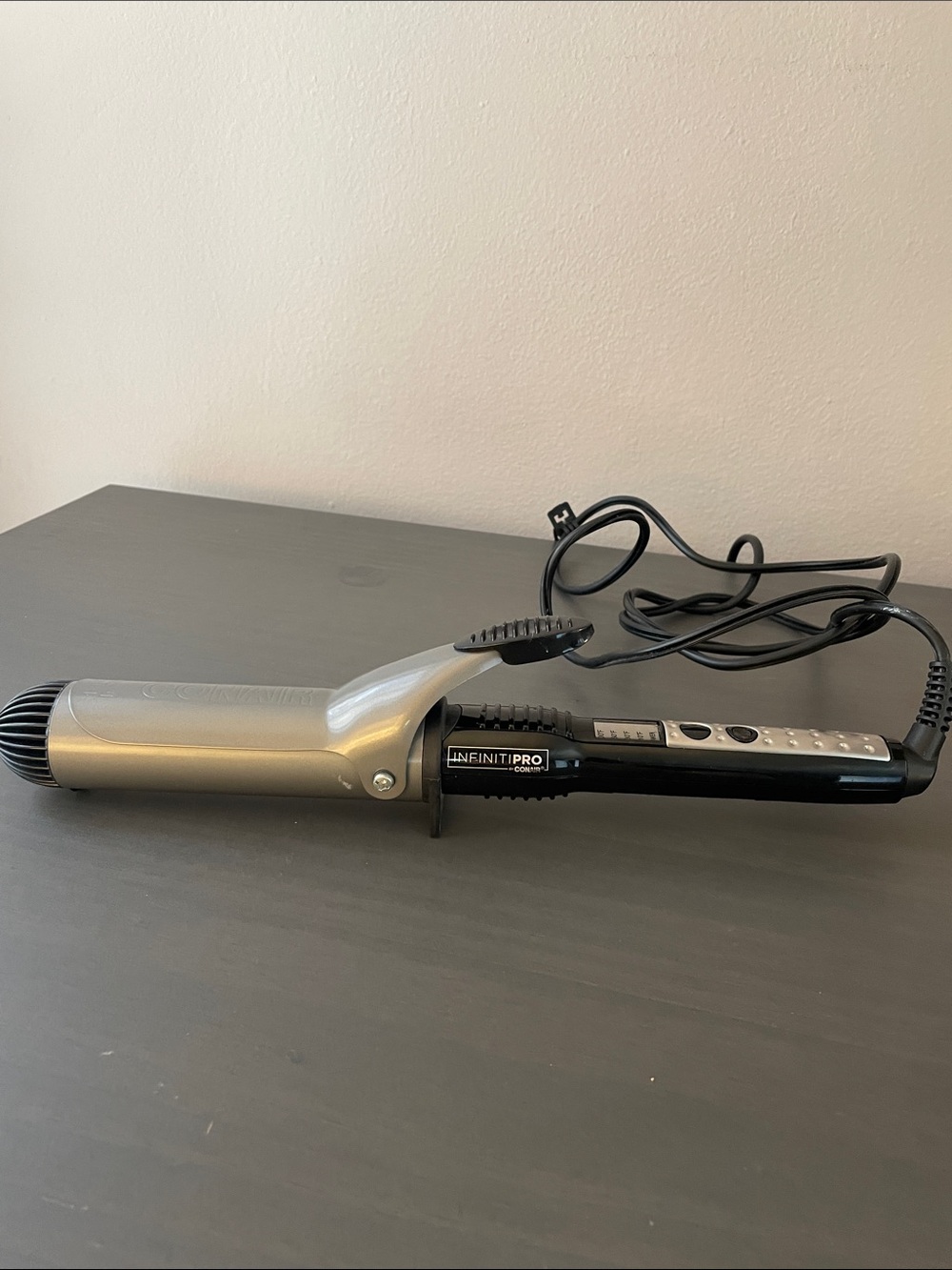 InfinitiPRO by Conair Silver and Black Curling Iron - Professional Styling